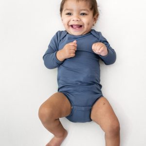 Long Sleeve Bodysuit in Oxford