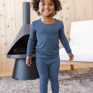 Long Sleeve Pajamas in Oxford