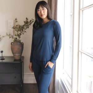 Women's Jogger Pajama Set in Oxford