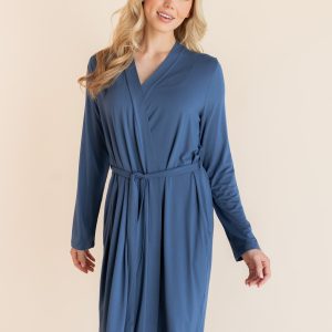 Women's Lounge Robe in Oxford