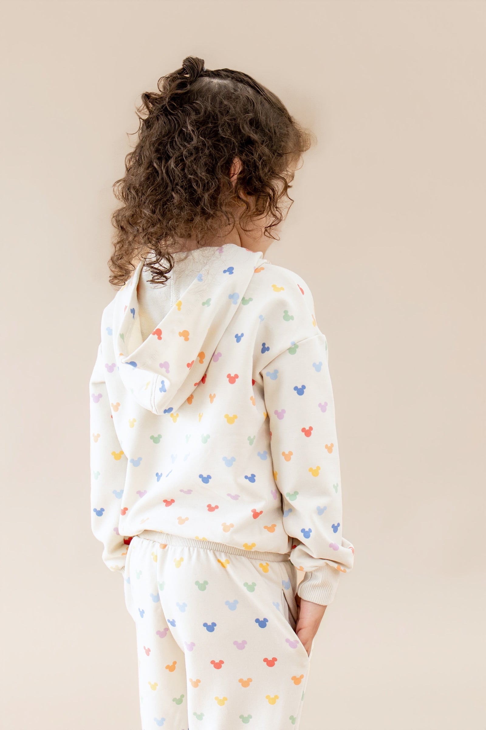 Zip-Up Hoodie in Pastel Mickey Mouse - Image 3