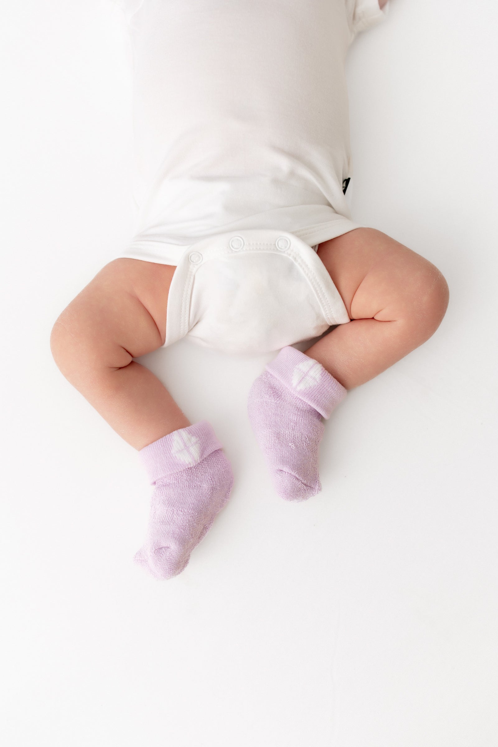 Baby 3-Pack Socks in Petal - Image 4