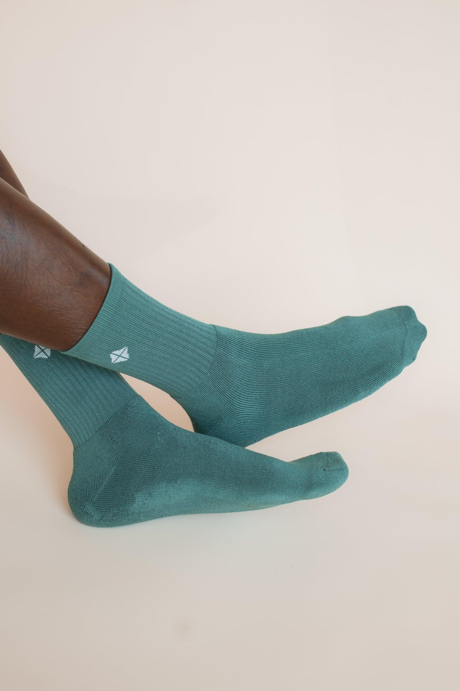 Adult Crew Socks in Pine - Image 3