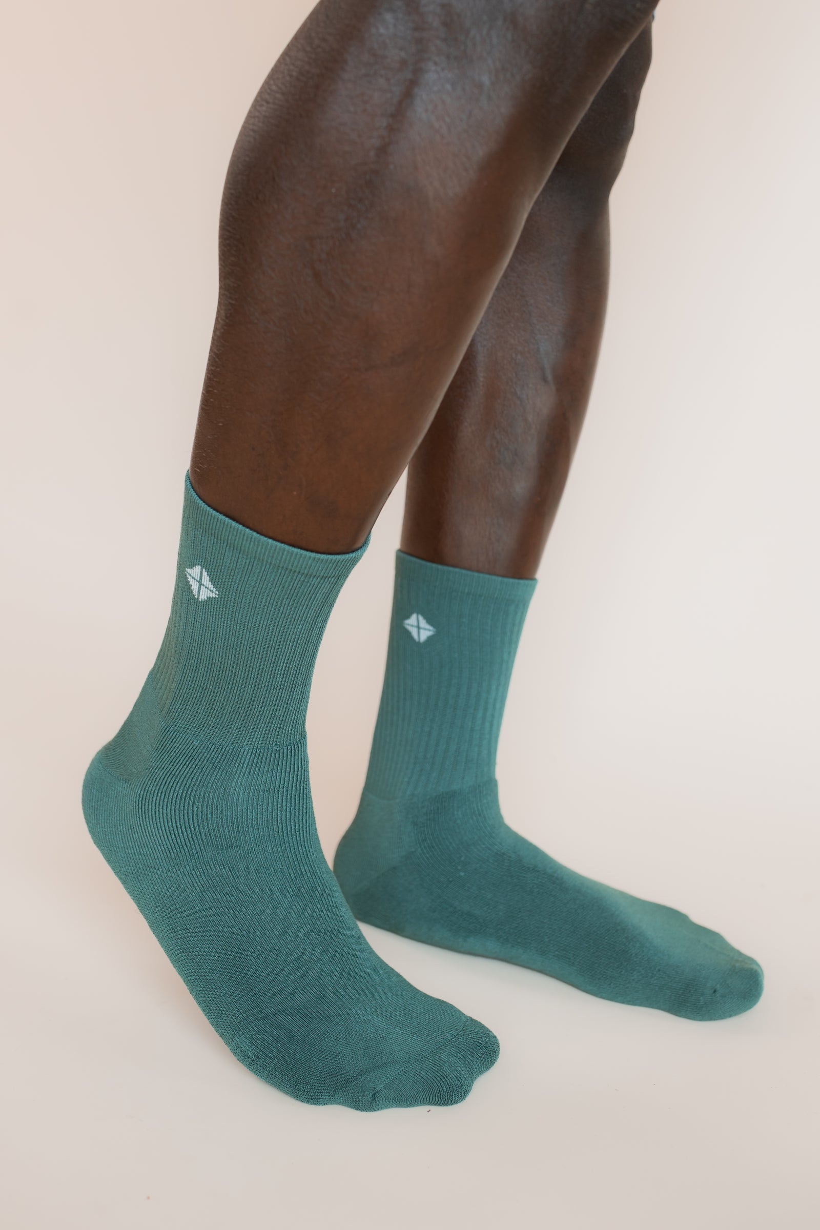 Adult Crew Socks in Pine - Image 4