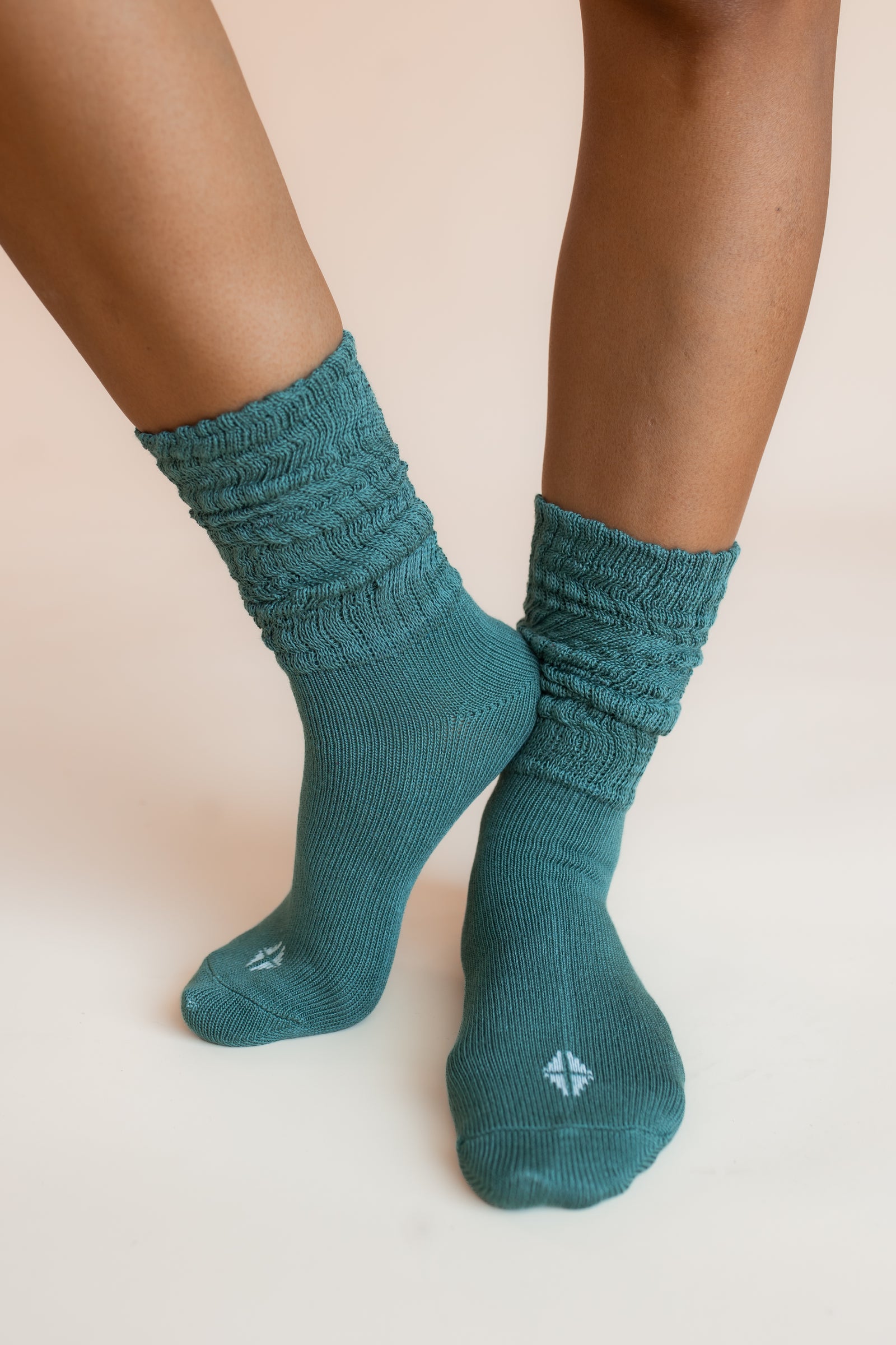 Adult Scrunch Socks in Pine - Image 3