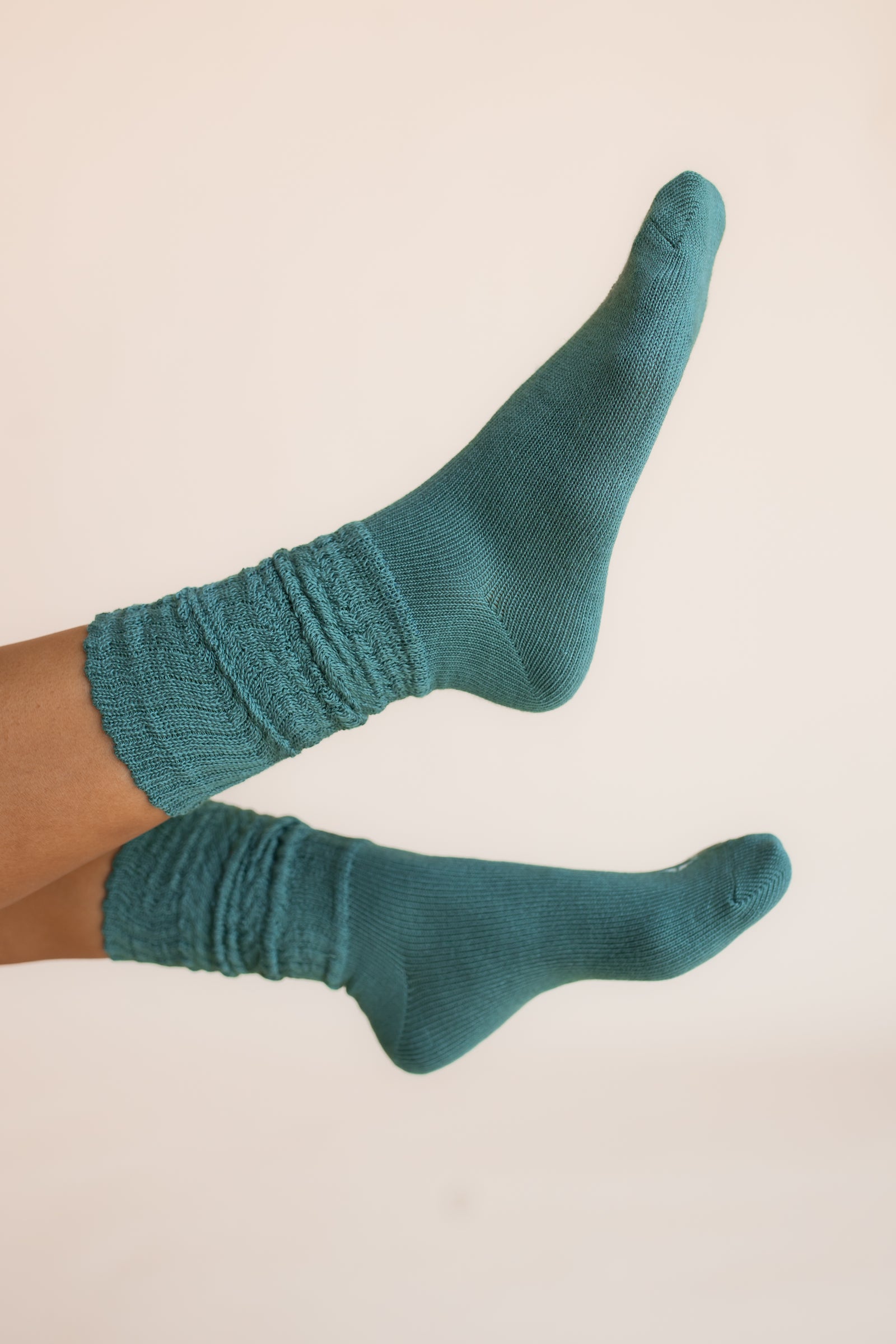 Adult Scrunch Socks in Pine - Image 4