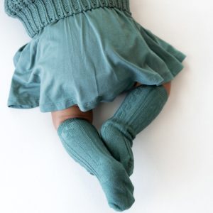 Knee High Socks in Pine