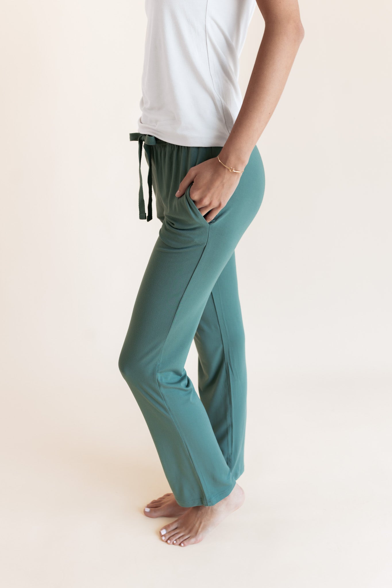 Women's Lounge Pants in Pine - Image 3