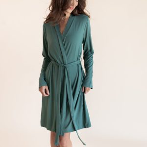 Women's Lounge Robe in Pine