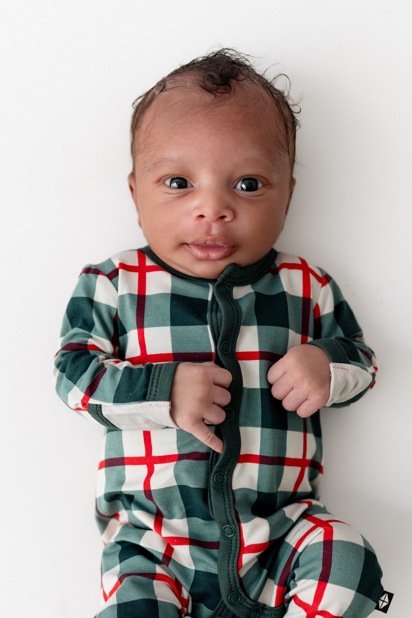 Romper in Holiday Plaid - Image 3