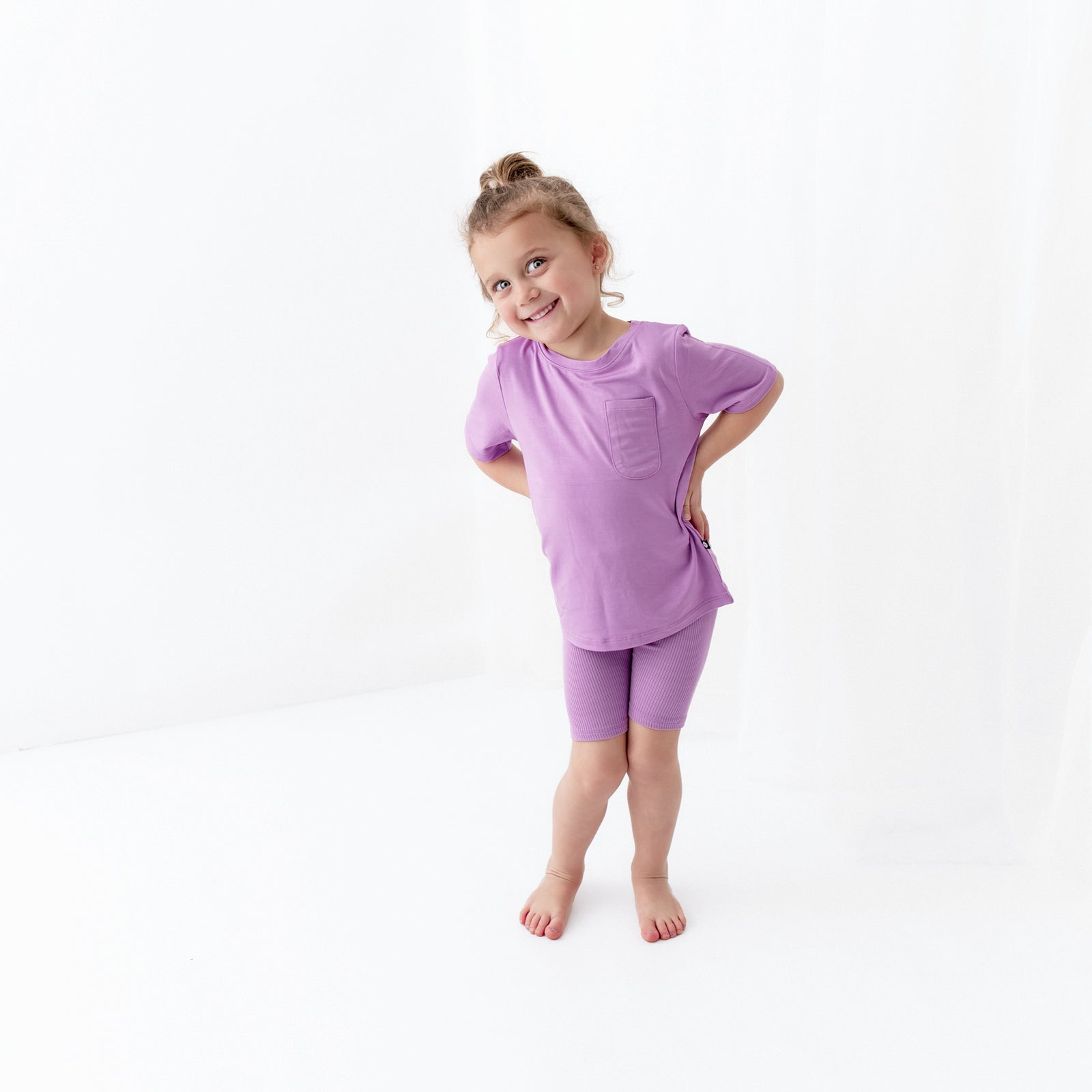Toddler Crew Neck Tee in Poi - Image 5