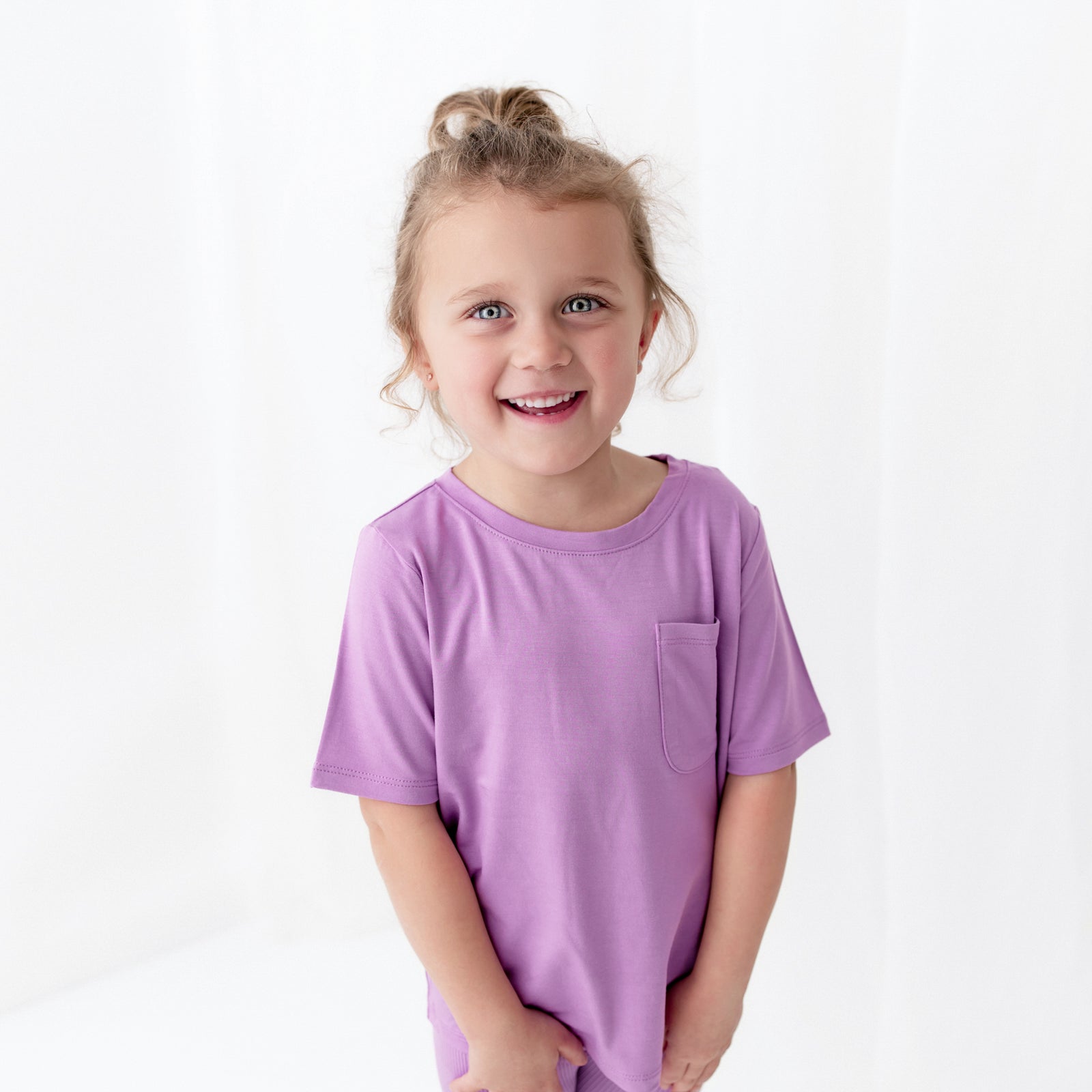 Toddler Crew Neck Tee in Poi - Image 4