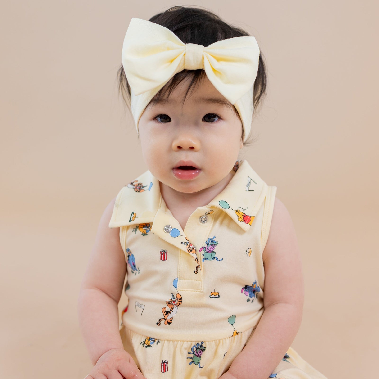 Polo Bodysuit Dress in Winnie the Pooh Celebration - Image 3