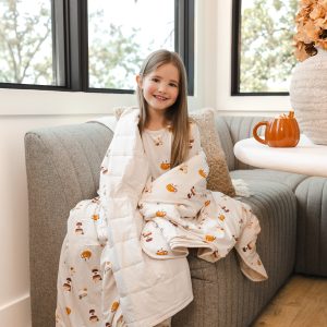 Youth Blanket in Pumpkin Spice Latte 2.5