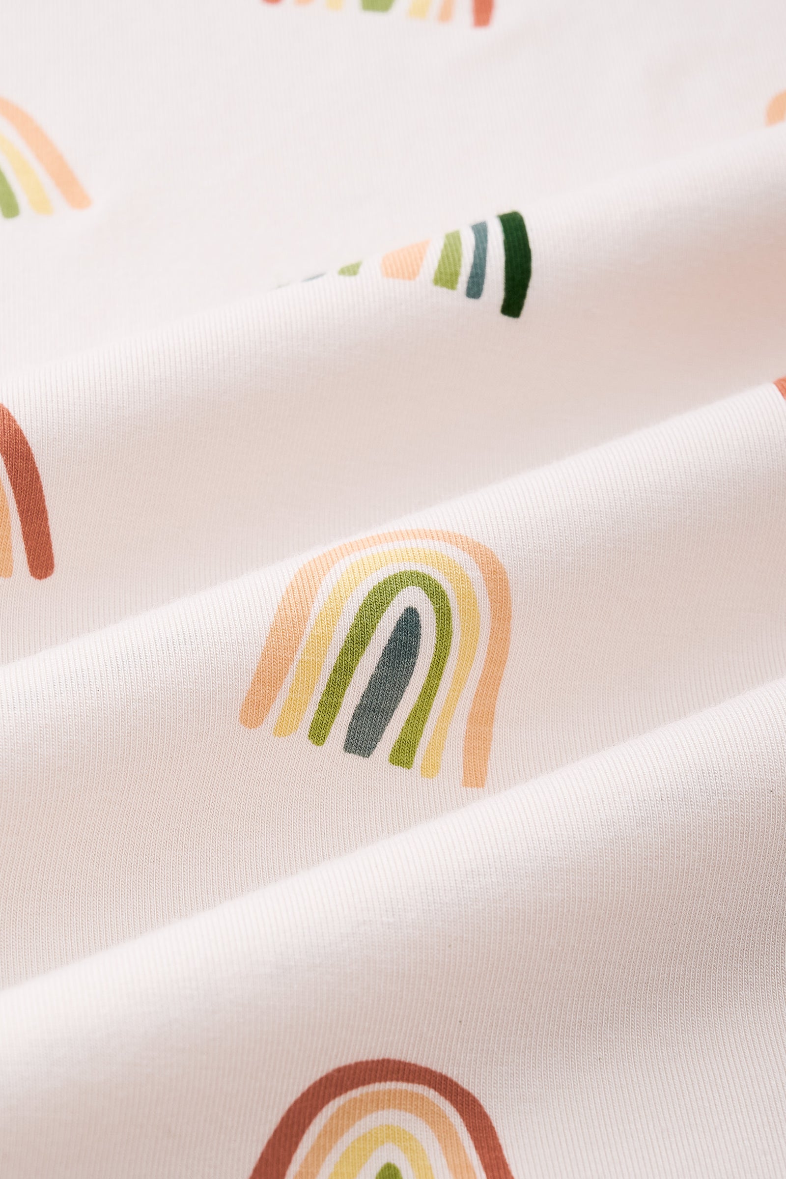Long Sleeve Pajamas in Retro Rainbow - Image 5