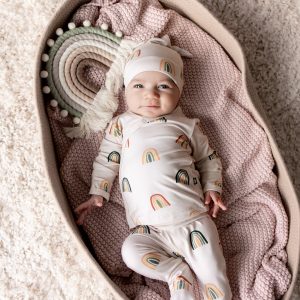 Take Me Home Set with Cap in Retro Rainbow