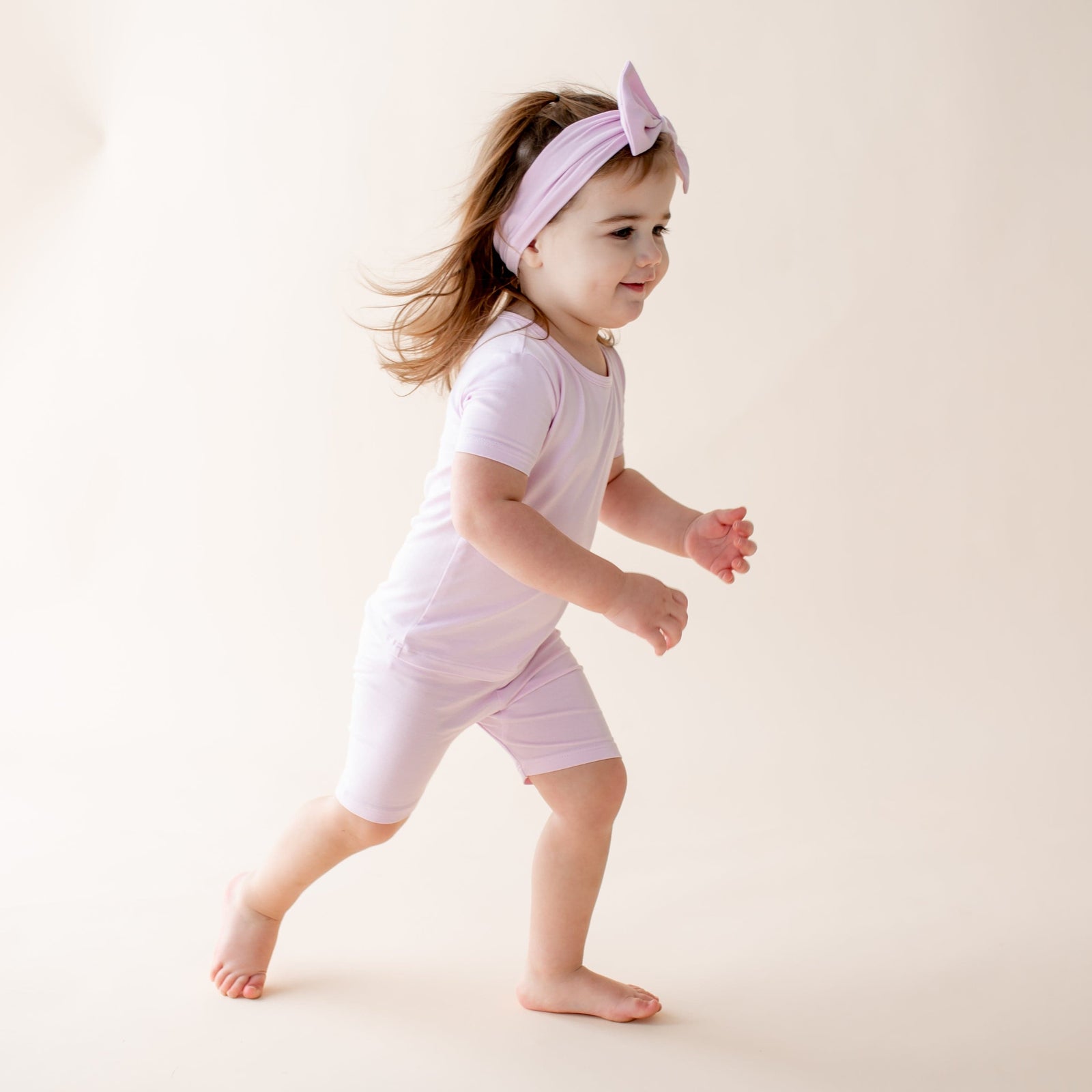 Short Sleeve Pajamas in Thistle - Image 3