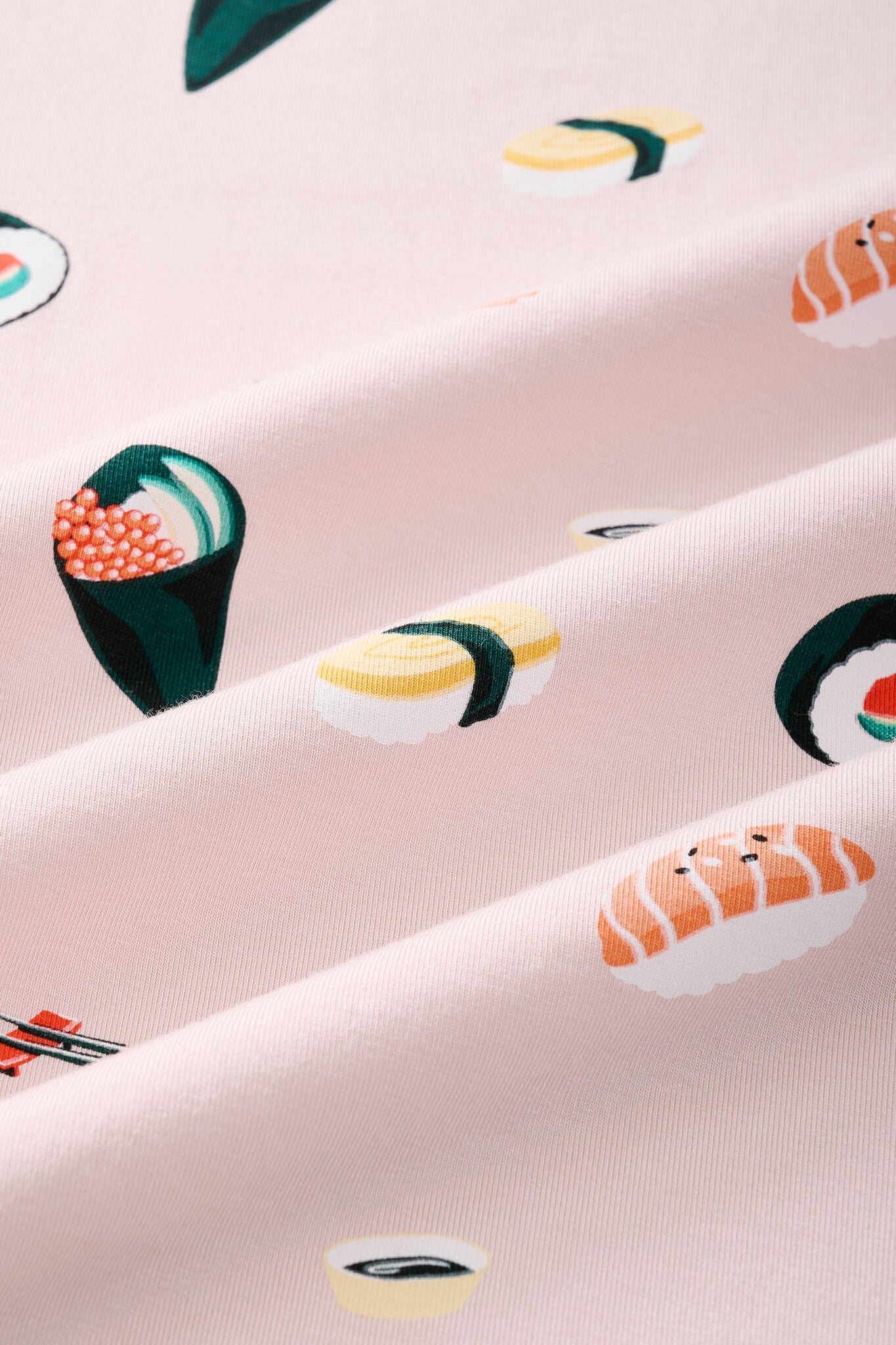 Toddler Basic Tee in Blush Sushi - Image 6