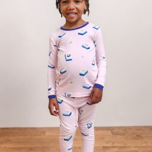 Long Sleeve Pajamas in Sakura Mahjong