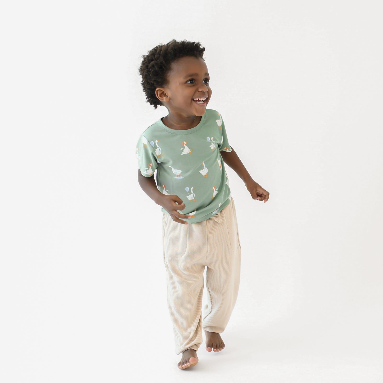 Toddler Basic Tee in Silly Goose - Image 4