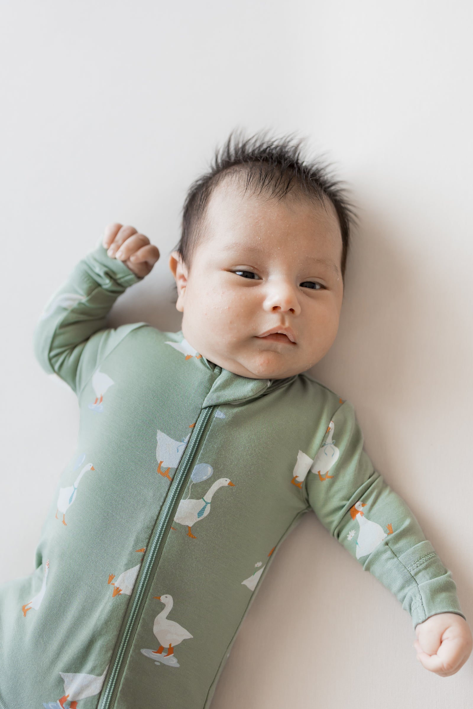 Zippered Romper in Silly Goose - Image 3