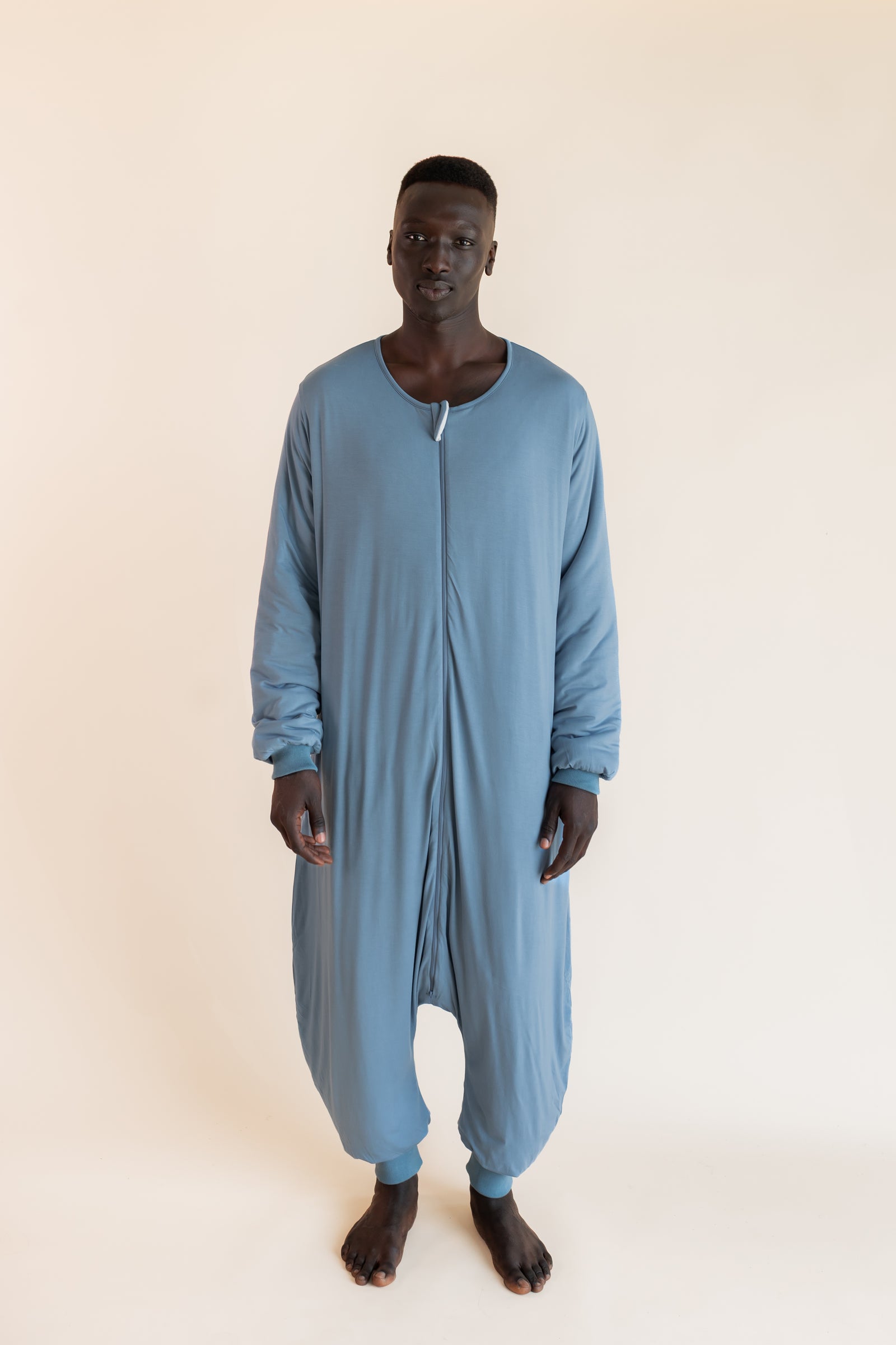 Long Sleeve Adult Sleep Bag Walker in Slate - Image 4