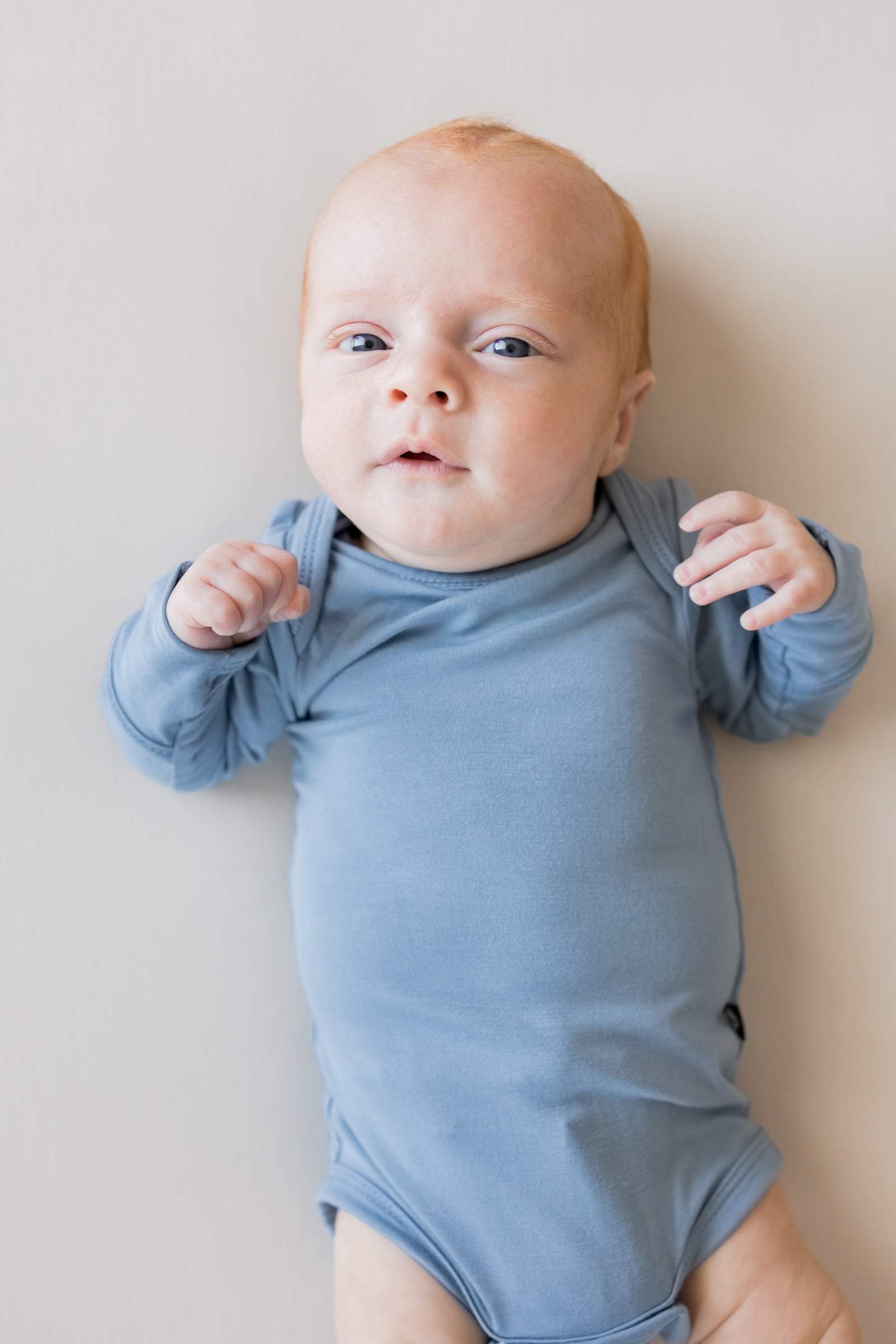 Long Sleeve Bodysuit in Slate - Image 3