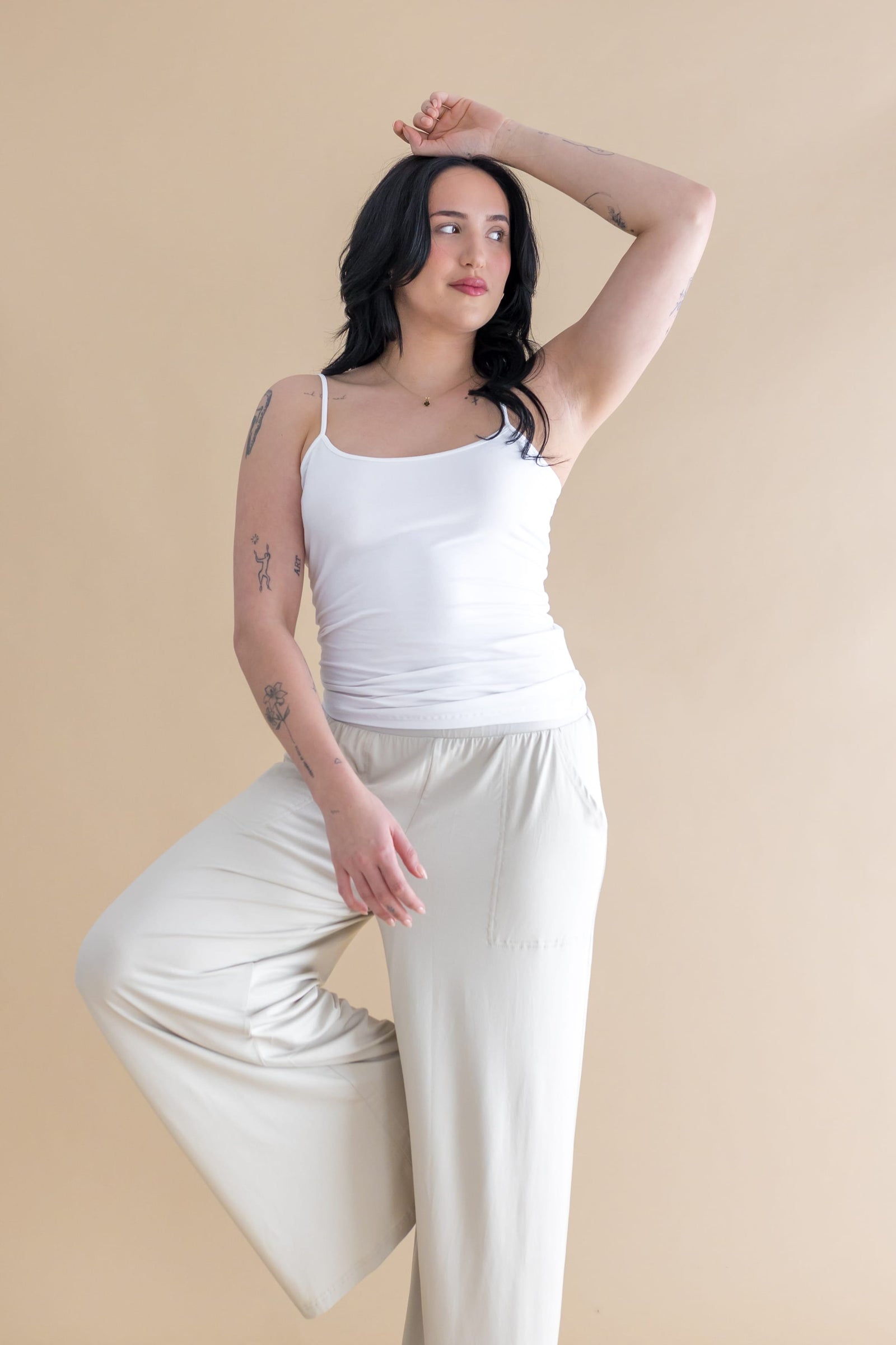 Women’s Camisole in Snow - Image 4