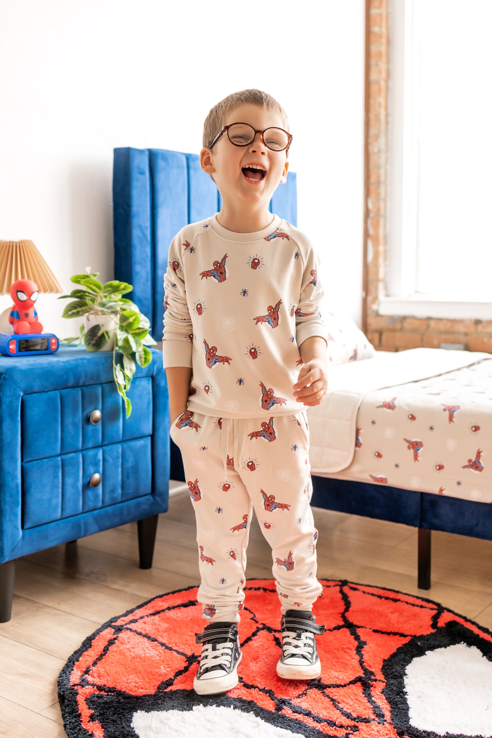 Long Sleeve Jogger Set in Spider-Man - Image 5