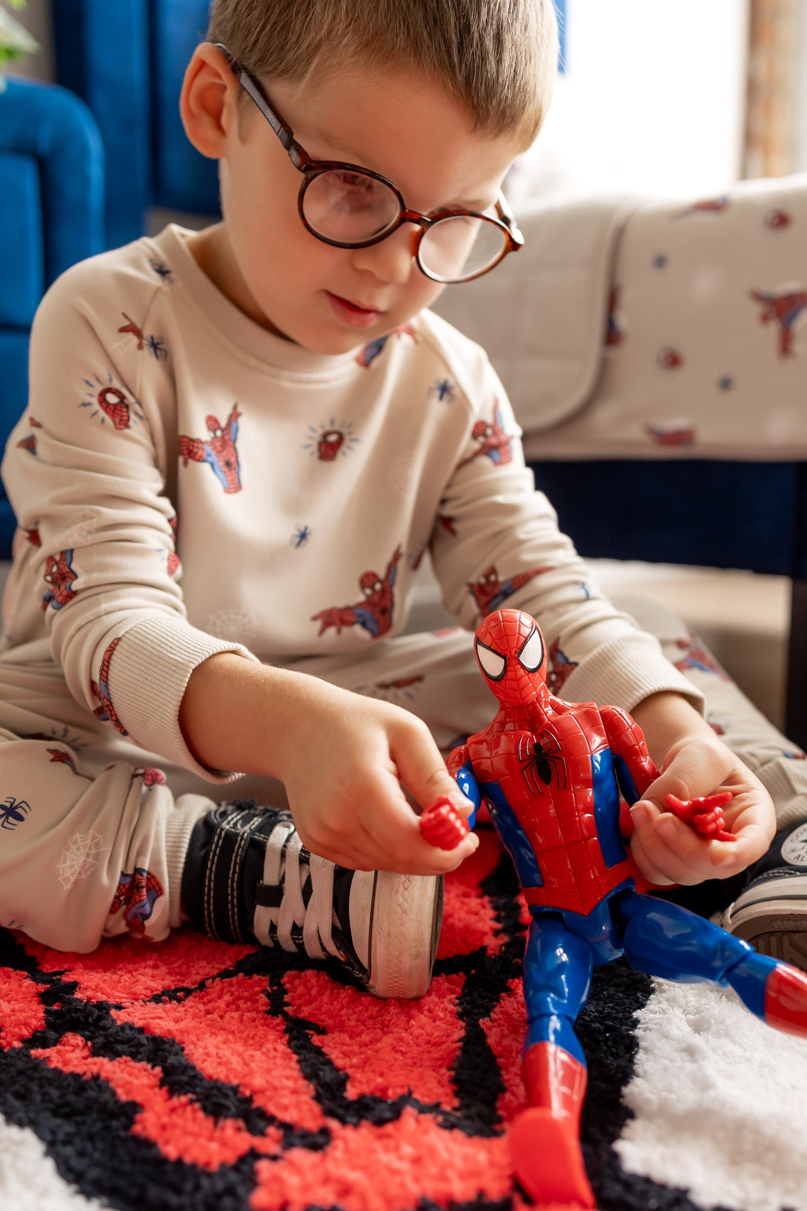 Long Sleeve Jogger Set in Spider-Man - Image 6