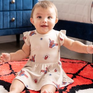Twirl Bodysuit Dress in Spider-Man