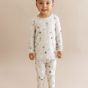 Long Sleeve Pajamas in Starry Icon