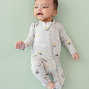 Zippered Romper in Starry Icon