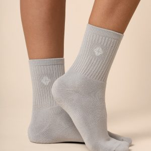 Adult Crew Socks in Storm