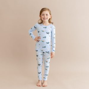Long Sleeve Pajamas in Take Off