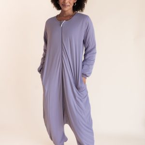 Long Sleeve Adult Sleep Bag Walker in Taro