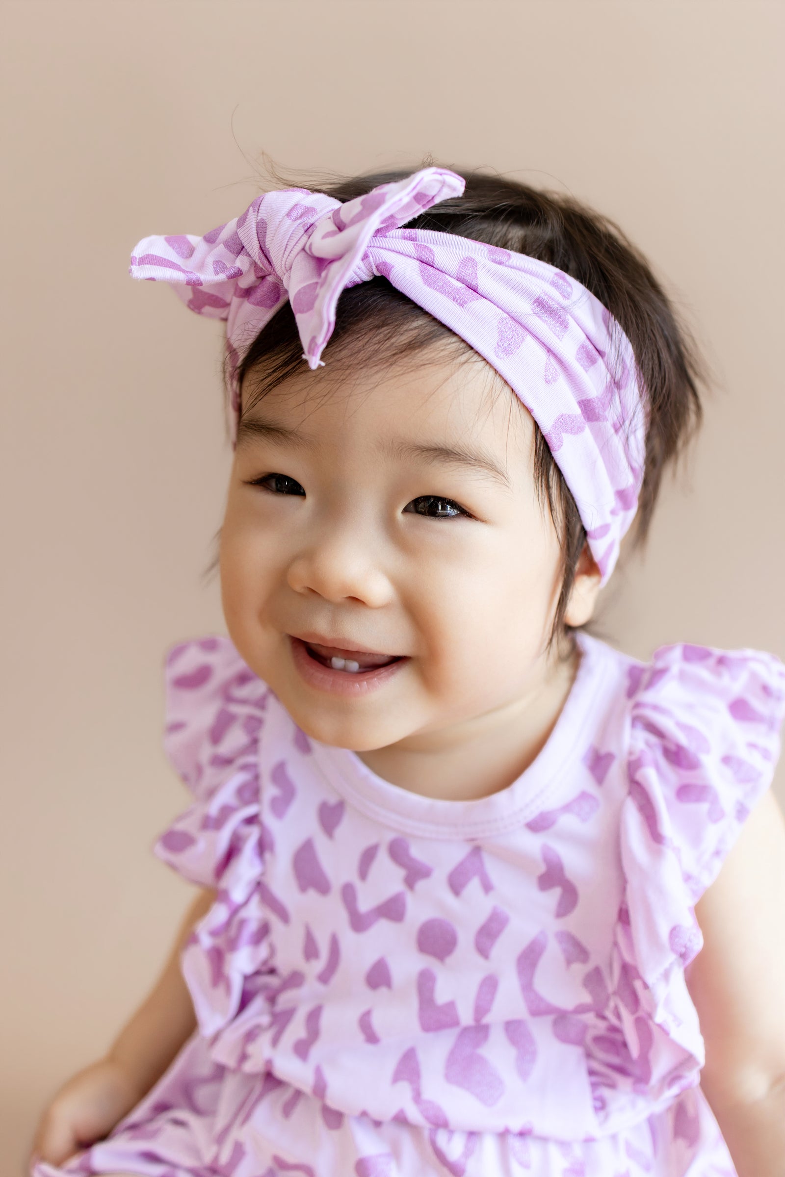 Bubble Romper in Thistle Leopard - Image 5