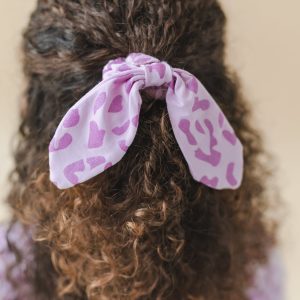 Scrunchie in Thistle Leopard