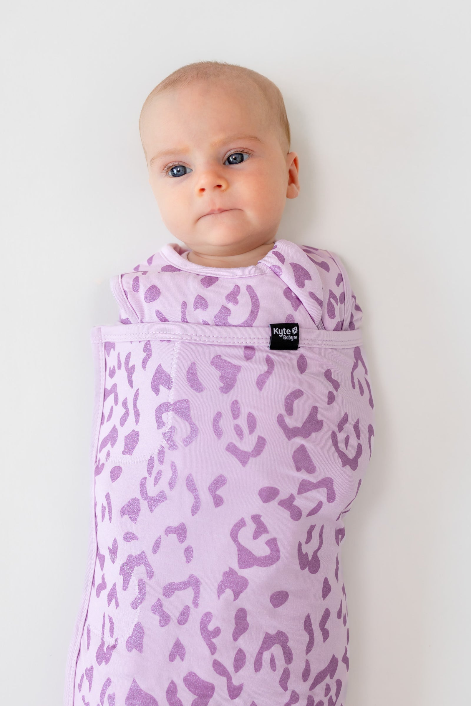 Sleep Bag Swaddler in Thistle Leopard 1.0 - Image 3