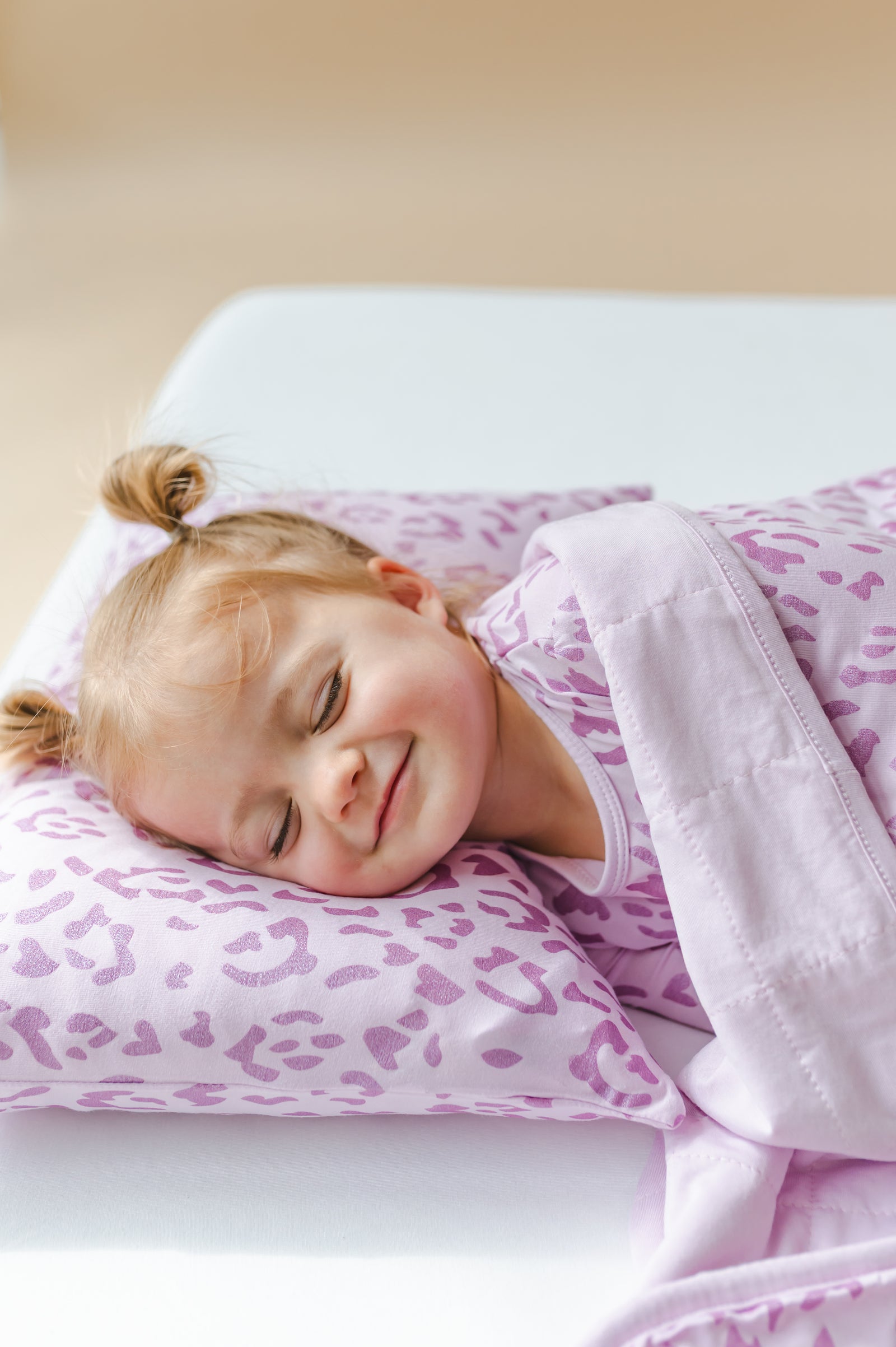 Toddler Blanket in Thistle Leopard 1.0 - Image 3