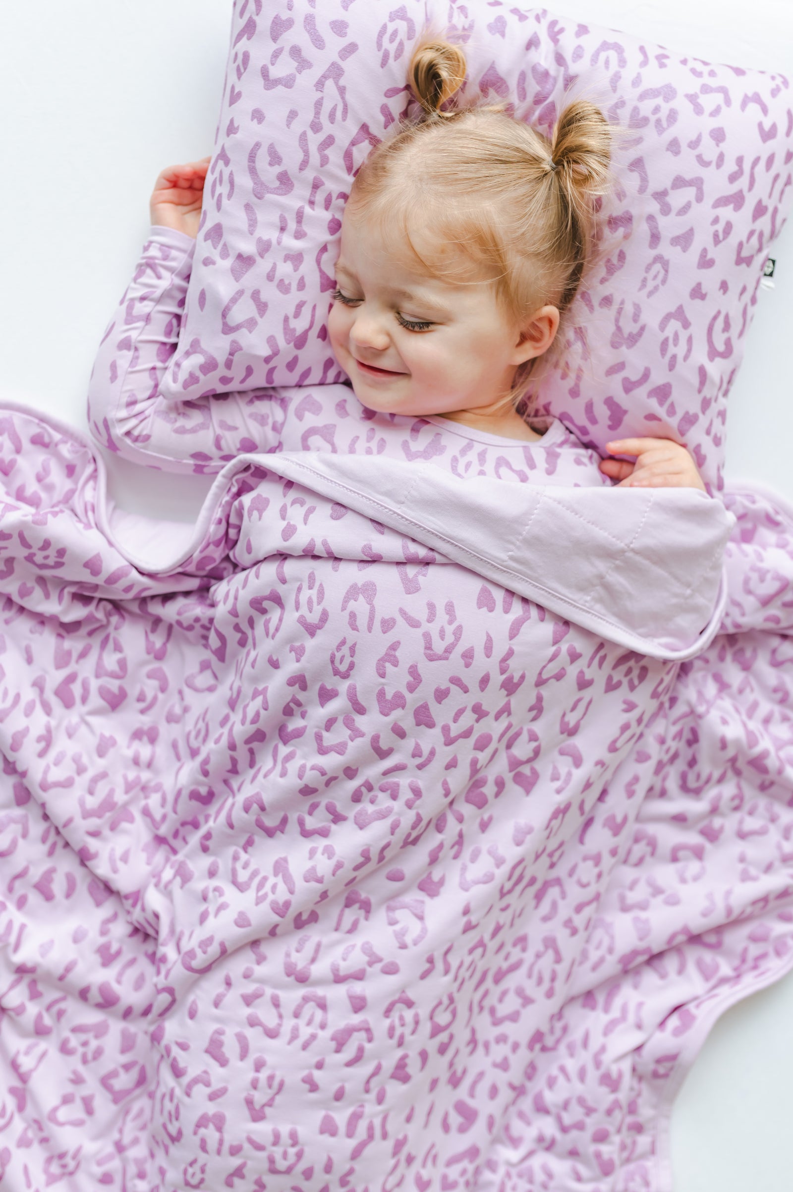 Toddler Pillowcase in Thistle Leopard - Image 4