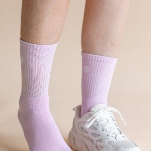 Adult Crew Socks in Thistle