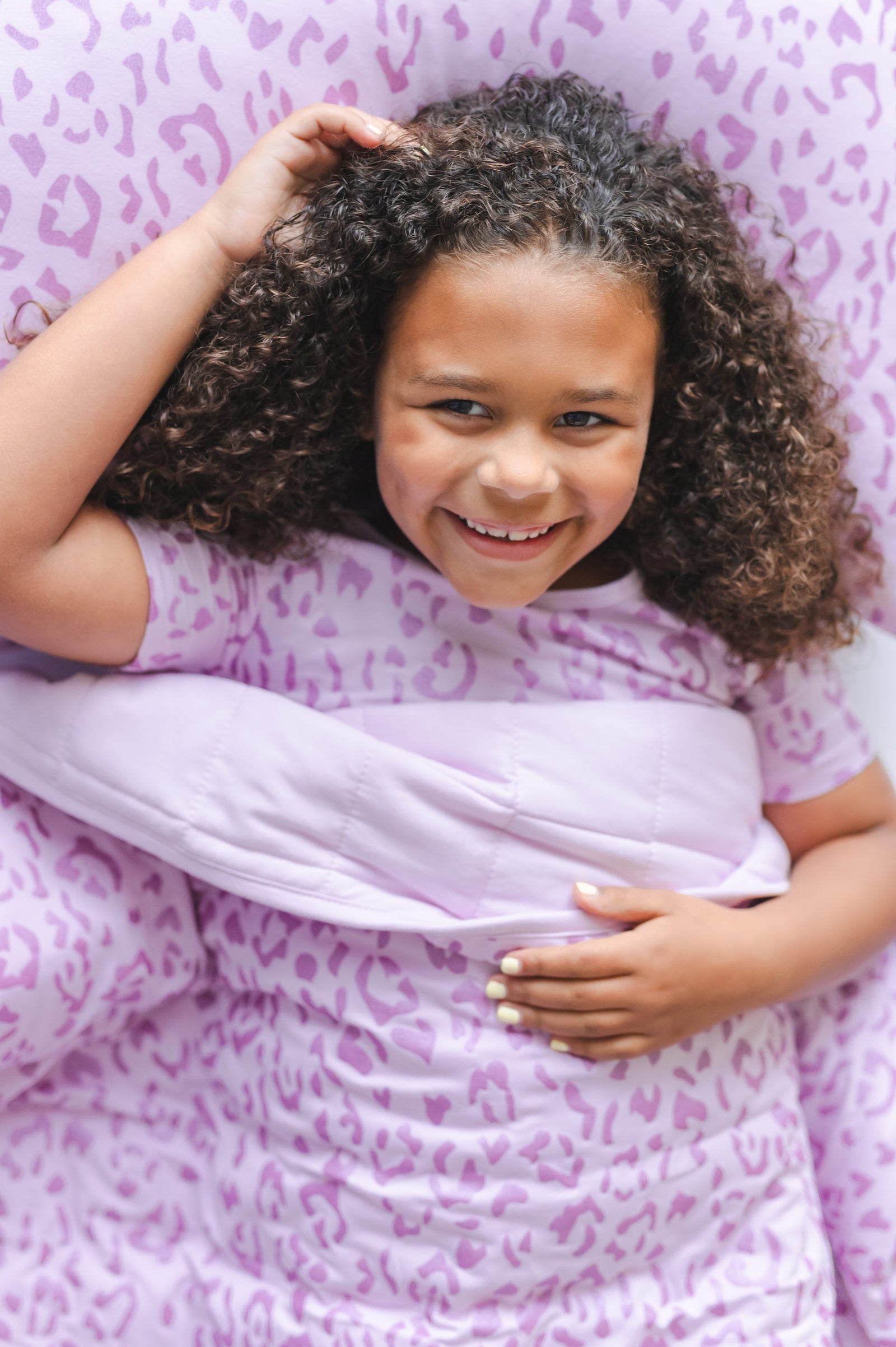 Youth Blanket in Thistle Leopard 2.5 - Image 3