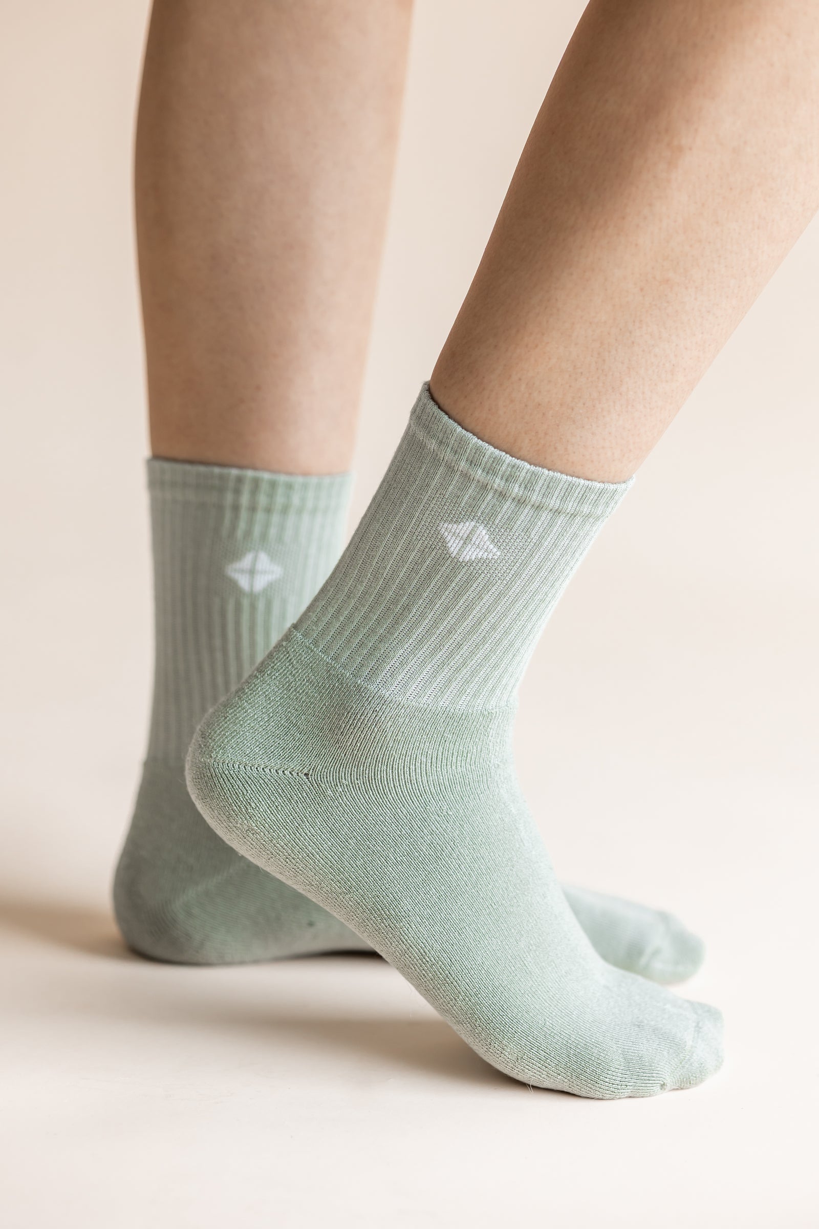 Adult Crew Socks in Thyme - Image 4