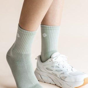 Adult Crew Socks in Thyme