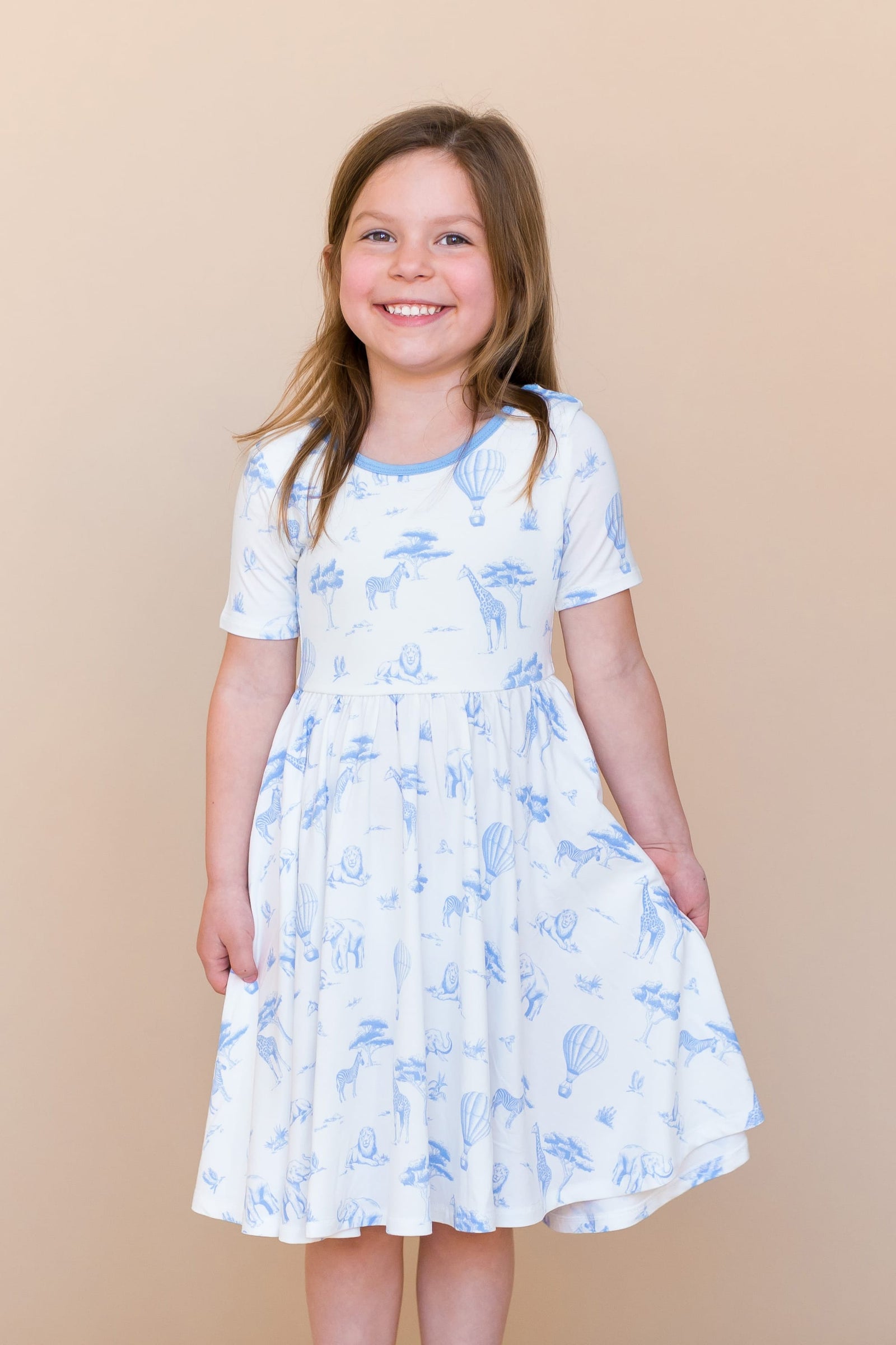 Twirl Dress in Toile Safari - Image 5