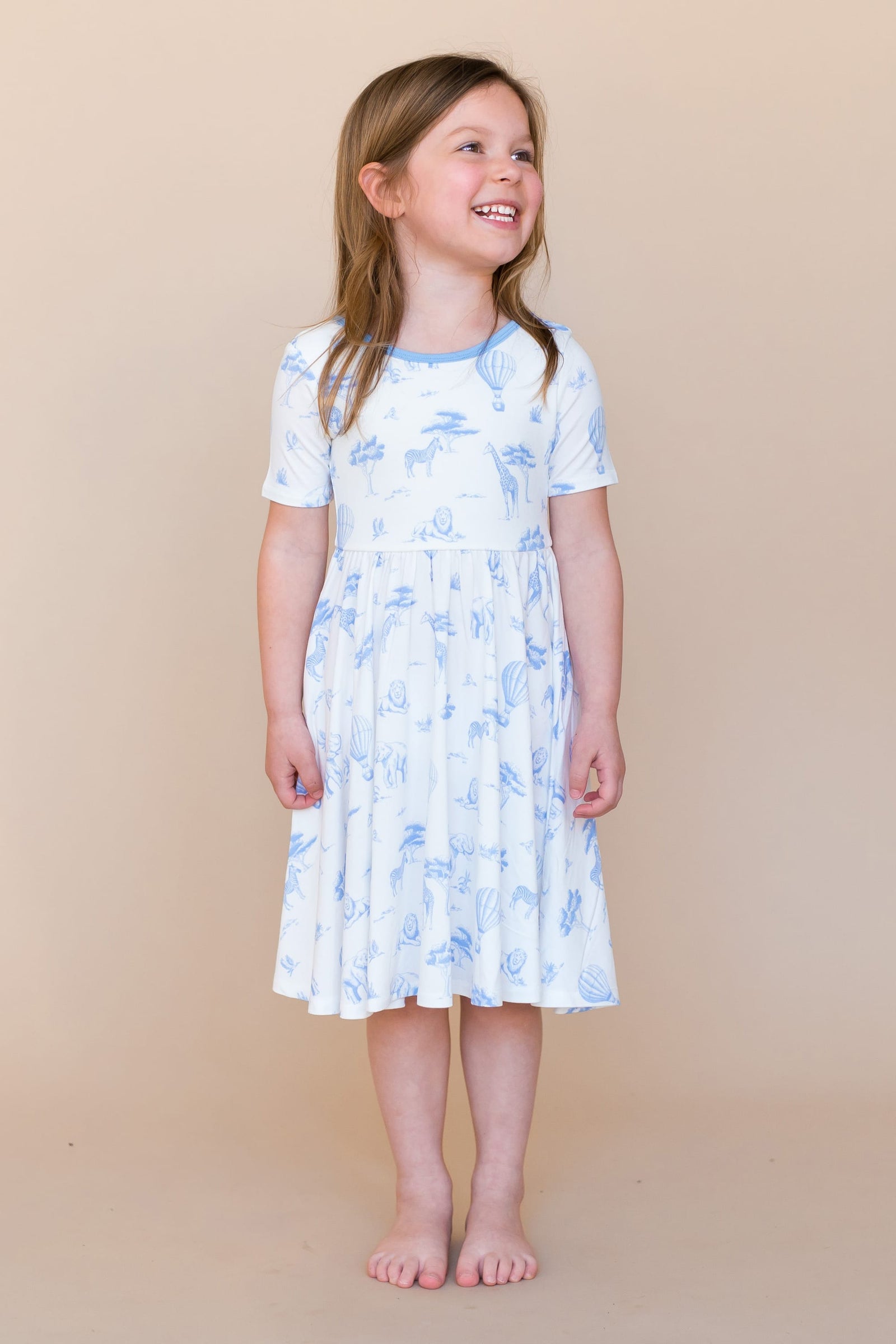 Twirl Dress in Toile Safari - Image 4