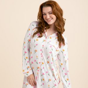 Long Sleeve Women’s Nightshirt in Tulip