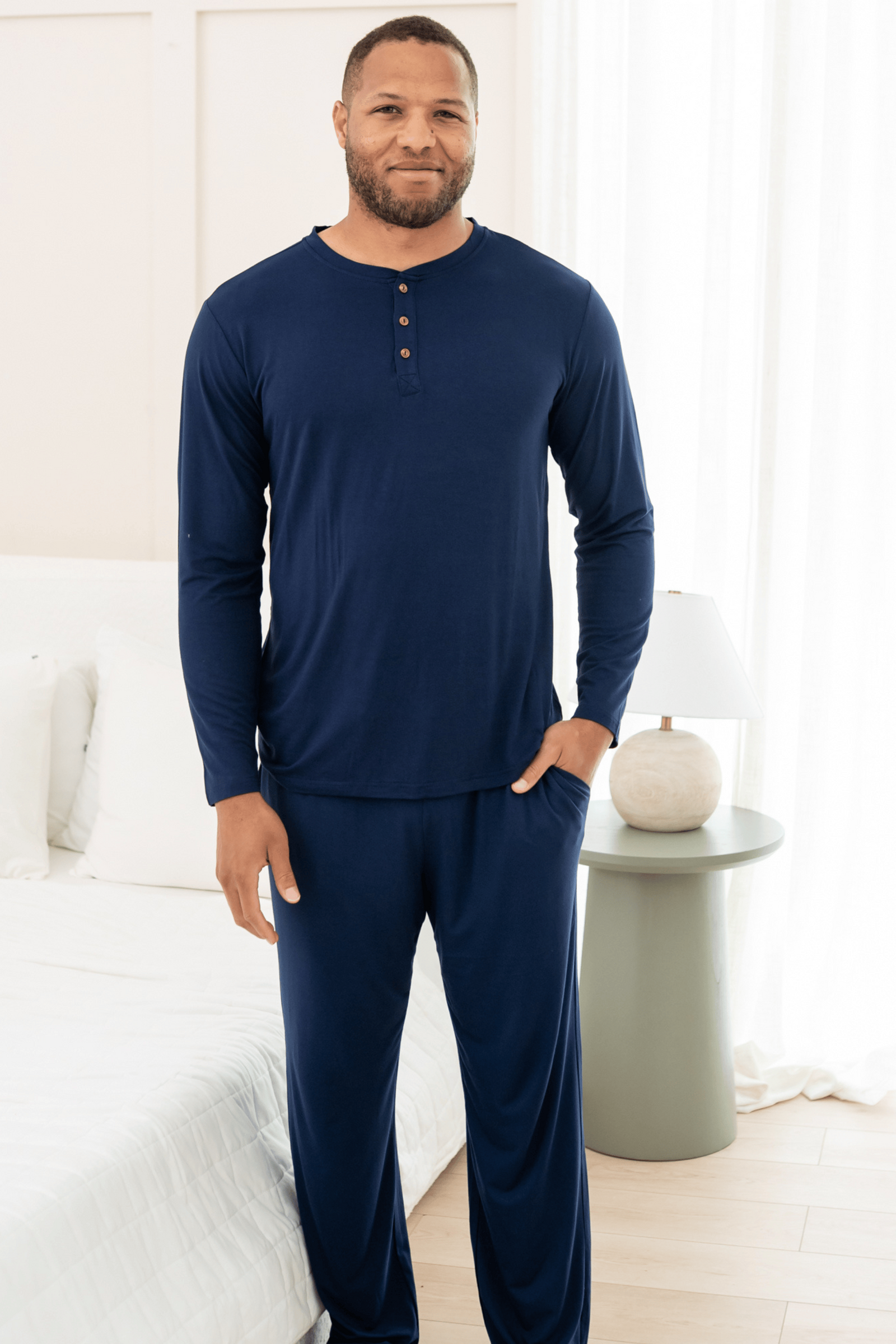 Men's Lounge Pants in Navy - Image 4