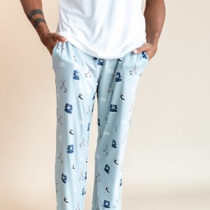 Men's Lounge Pants in Vintage Hockey